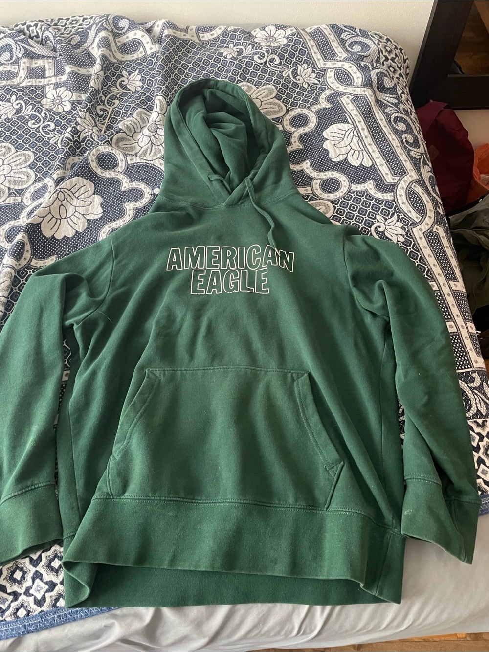 American eagle cotton blend green hoodie M